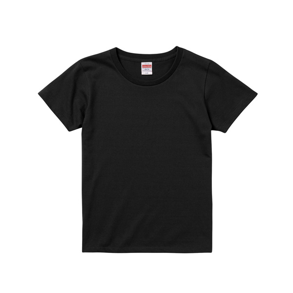 Tシャツ５枚セット黒（大人女性）フロント