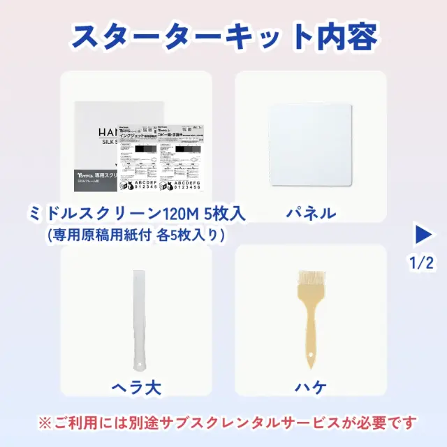 サブスクスターターキット内容1