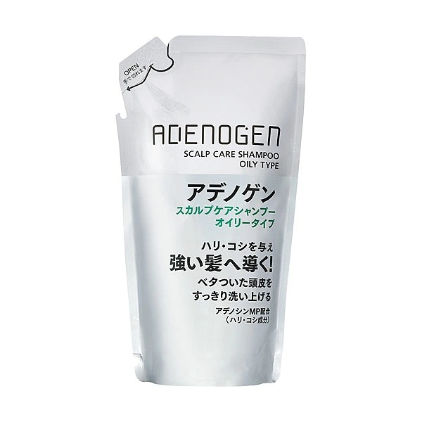 【20％ＯＦＦ】資生堂アデノゲン　スカルプケアシャンプー　つめかえ用 310ml  オイリータイプ