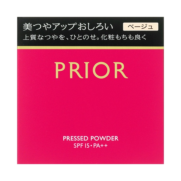 【20％ＯＦＦ】　資生堂　プリオール　美つやアップおしろい　9.5g　ベージュ　（コンパクトケース・パフ付き）
