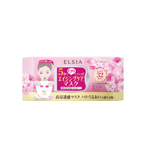 【15％ＯＦＦ】コーセー　エルシア　プラチナム　クイック　エッセンス　マスク　32枚入