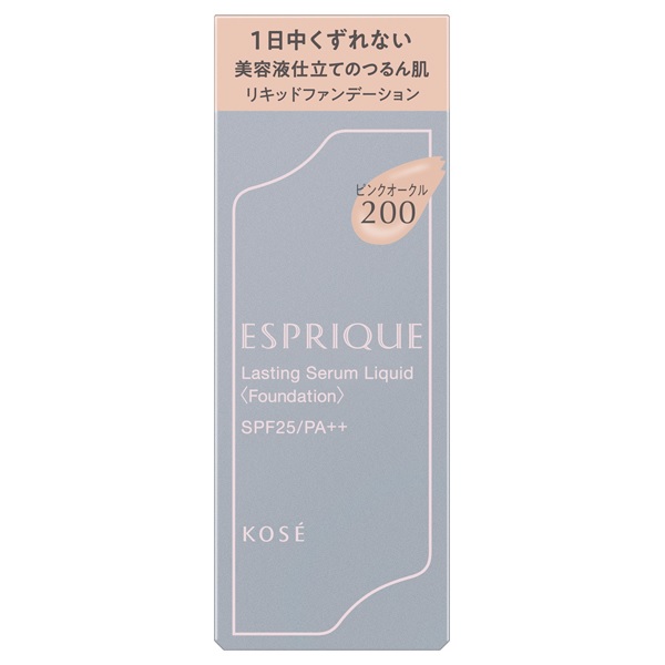 【20％ＯＦＦ】コーセー エスプリーク ラスティング セラム リキッド SPF25・PA++ 30g ピンクオークル200(リキッドファンデーション)
