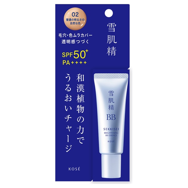【20％ＯＦＦ】　コーセー 雪肌精 ブライト BBエッセンス SPF50+／PA++++ 30g 02:普通の明るさの自然な色（BBクリーム)