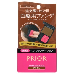 【10％ＯＦＦ】　資生堂　プリオール　ヘアファンデーション　ブラウン（毛髪着色料）