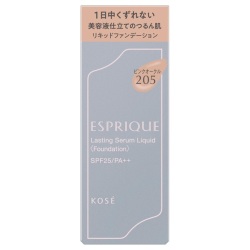 【20％ＯＦＦ】コーセー エスプリーク ラスティング セラム リキッド SPF25・PA++ 30g ピンクオークル205(リキッドファンデーション)