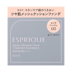 【20％ＯＦＦ】コーセー エスプリーク アクアリー スキンウェア カバー レフィル SPF50・PA++++ 00：ピンクベージュ（クッションファンデーション）