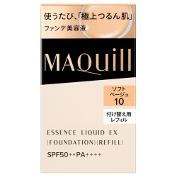 【20％OFF】 資生堂 マキアージュ エッセンスリキッド EX レフィル SPF50+ PA++++ 24ml ソフトベージュ10（リキッドファンデーション）※デザインが順次変更になります