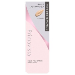 【15％OFF】花王ソフィーナ プリマヴィスタ ステイグロウ リキッド オークル07 SPF22・PA+++ 30g（リキッドファンデーション）