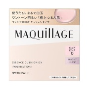 【20%OFF】資生堂 マキアージュ エッセンスクッション EX ブライトグロウ SPF30・PA+++ レフィル 0：ピュアピンク(クッションファンデーション)