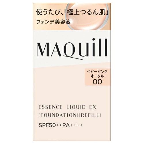 【20％OFF】 資生堂 マキアージュ エッセンスリキッド EX レフィル SPF50+ PA++++ 24ml ベビーピンクオークル00（リキッドファンデーション）※デザインが変更になりました