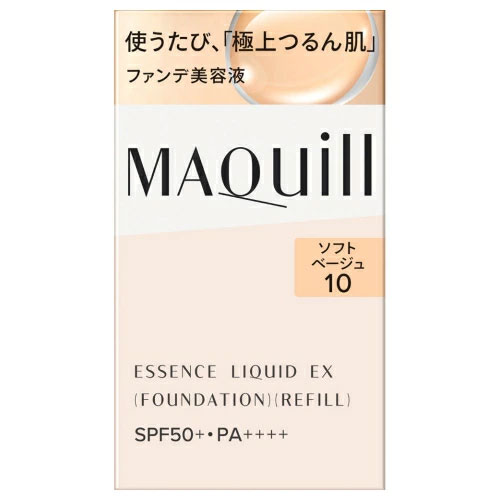 【20％OFF】 資生堂 マキアージュ エッセンスリキッド EX レフィル SPF50+ PA++++ 24ml ソフトベージュ10（リキッドファンデーション）※デザインが変更になりました