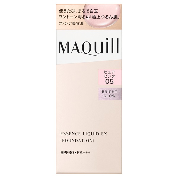【期間限定30％ＯＦＦ】 資生堂 マキアージュ エッセンスリキッド EX ブライトグロウ SPF30・PA+++ 本体 ピュアピンク05 24ml(リキッドファンデーション)