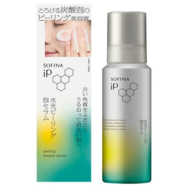 【15％OFF】 花王 ソフィーナ iP 水光ピーリング 泡セラム 本体 120g（ふきとり美容液）