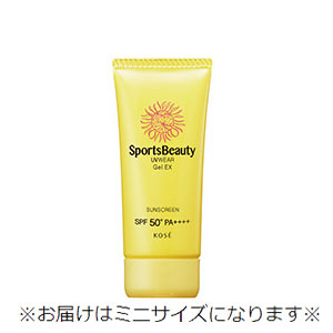【20％ＯＦＦ】コーセー　スポーツビューティ　UVウェア　ジェル　EX　ミニサイズ　25g　SPF50+ PA++++（日焼け止めジェル）
