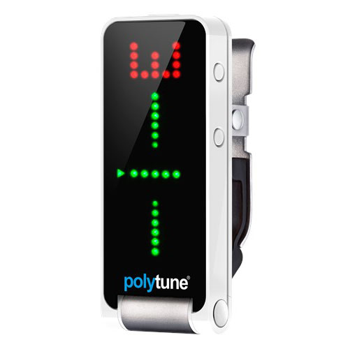 TC ELECTRONIC POLYTUNE CLIP WHITE クリップ チューナー【追跡可能メール便(ポスト投函)でのお届けです。代引き不可です。】