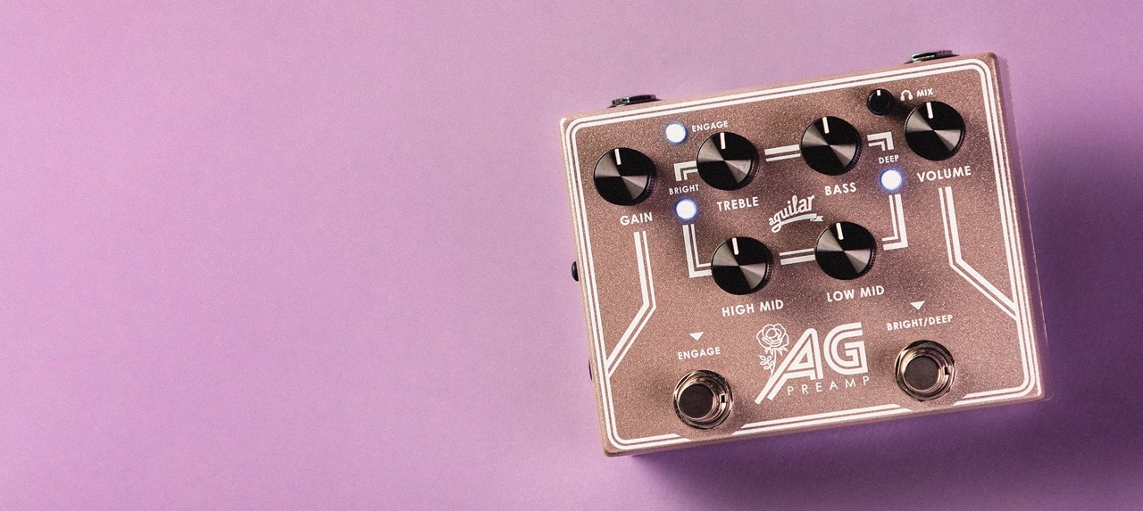 【送料込】aguilar AG PREAMP BCAM ~Breast Cancer Awareness Edition~《アギュラー》《プリアンプ》