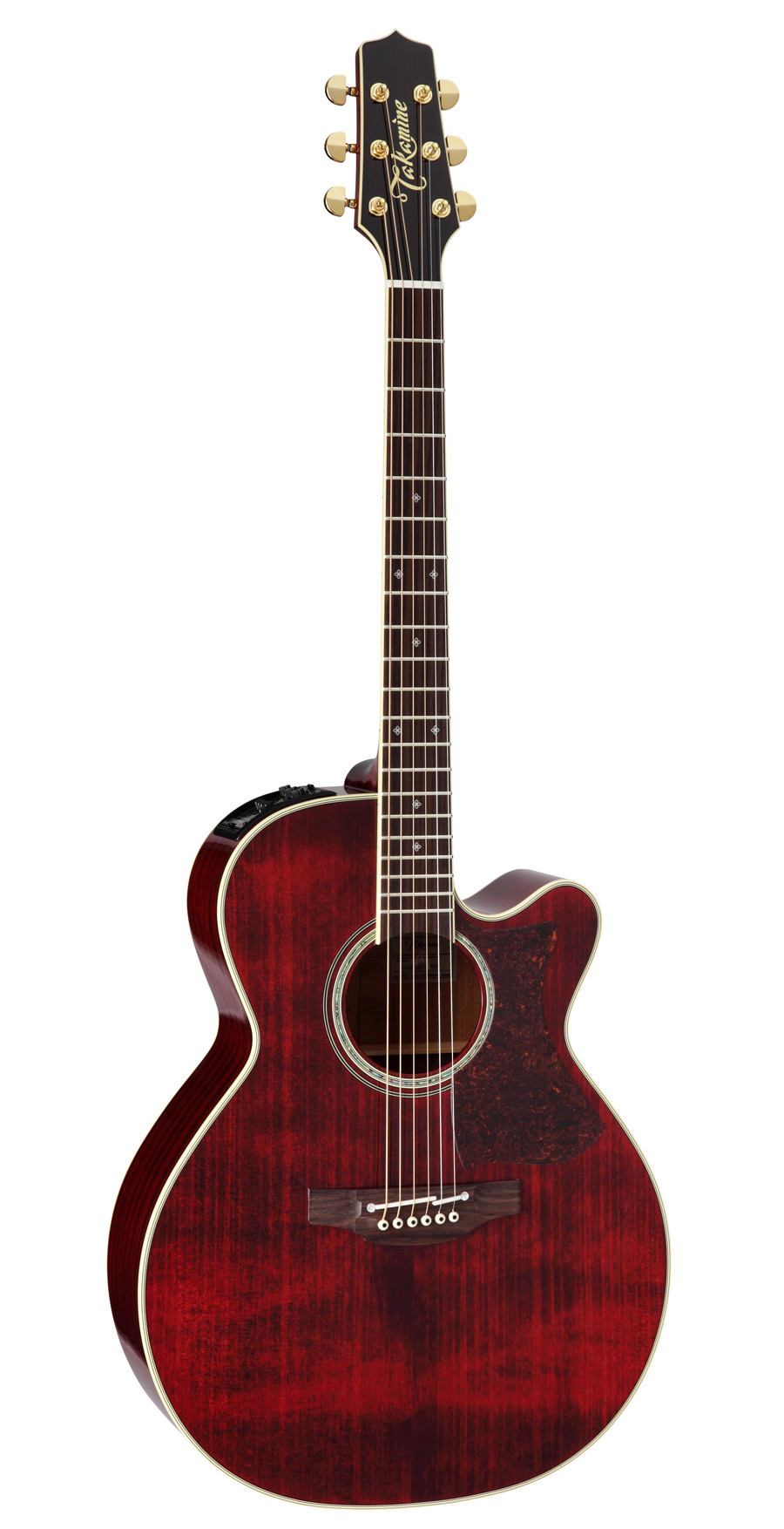 【送料込】Takamine【タカミネ（高峰）】DMP551C with Contact Pickup WR(Wine Red) 【エレアコ】【オプションのコンタクトピックアップを追加搭載】