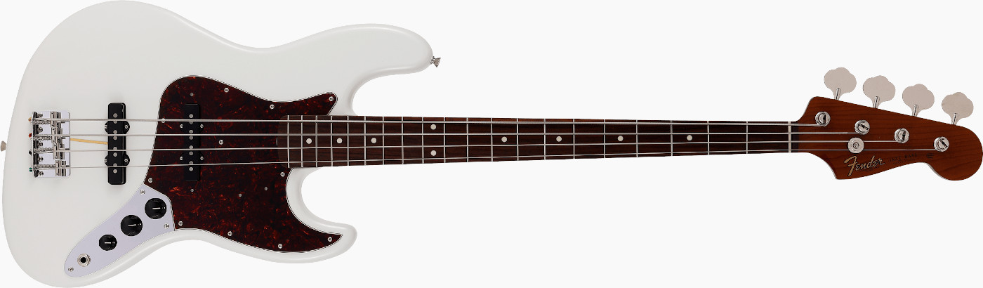 FENDER 《フェンダー》 2021 Collection, MIJ Traditional 《トラディショナル》60s Jazz Bass, Roasted Maple Neck, Rosewood Fingerboard, Olympic White
