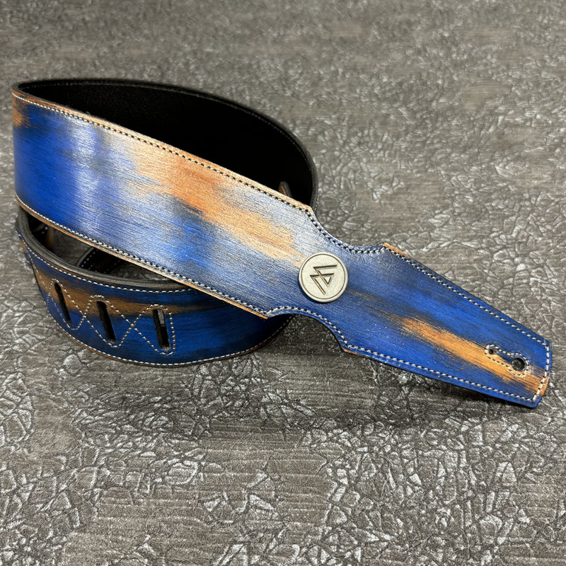 【送料込】LAMANTA STRAP《ラマンタ》Relic Wood / BLUE / LM04RB《ストラップ》