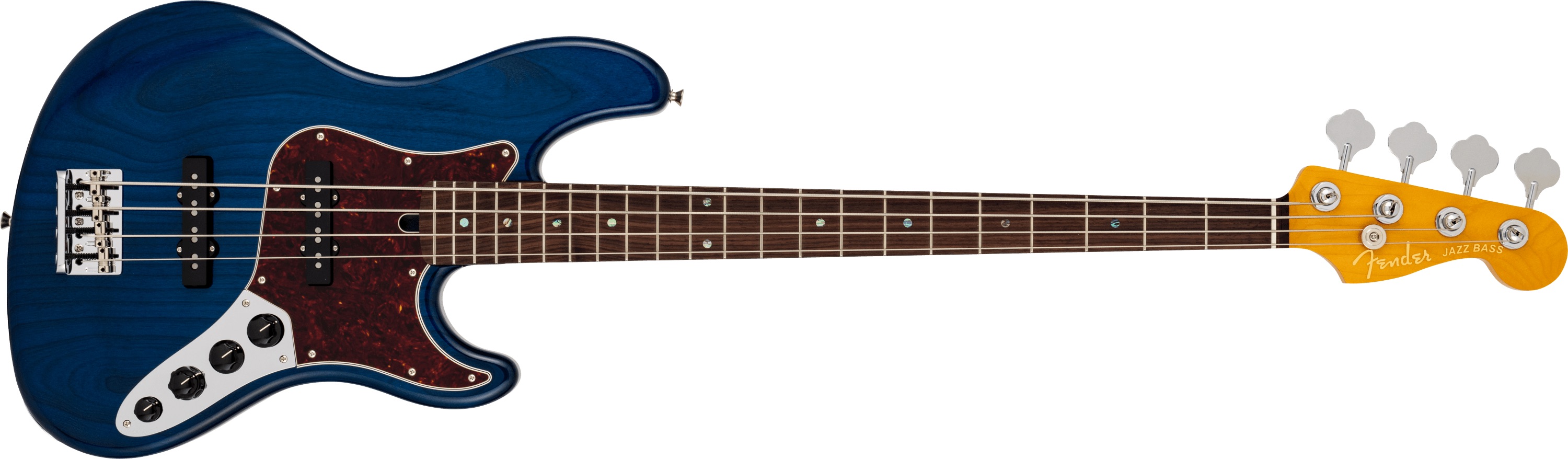 【送料無料】Fender Made in Japan Limited Active Modern Jazz Bass®, Rosewood Fingerboard, Sapphire Blue Trans《フェンダー》《メイド・イン・ジャパン・アクティブ・モダン》《ジャズベース》
