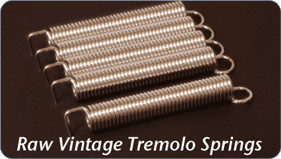Raw Vintage ロウビンテージ RVTS-1 Tremolo Springs トレモロスプリング／5本セット【追跡可能メール便(ポスト投函)でお届けします。】【代引不可です】