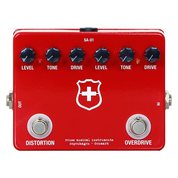 【新商品】【送料無料】REUSS SA-01 SWISS ARMY KNIFE ケンタウルス×RAT ロイス オーバードライブ / ディストーション 【即納可能】