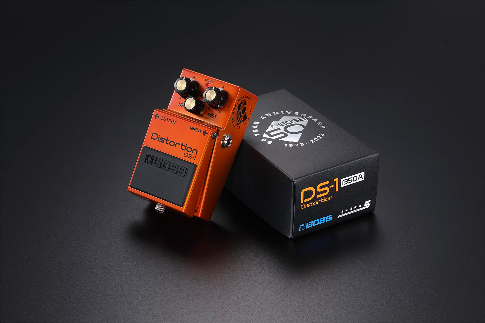 【送料込】【数量限定】【BOSS 50周年記念ペダル】BOSS《ボス》DS-1 B50A Distortion (50th Anniversary)