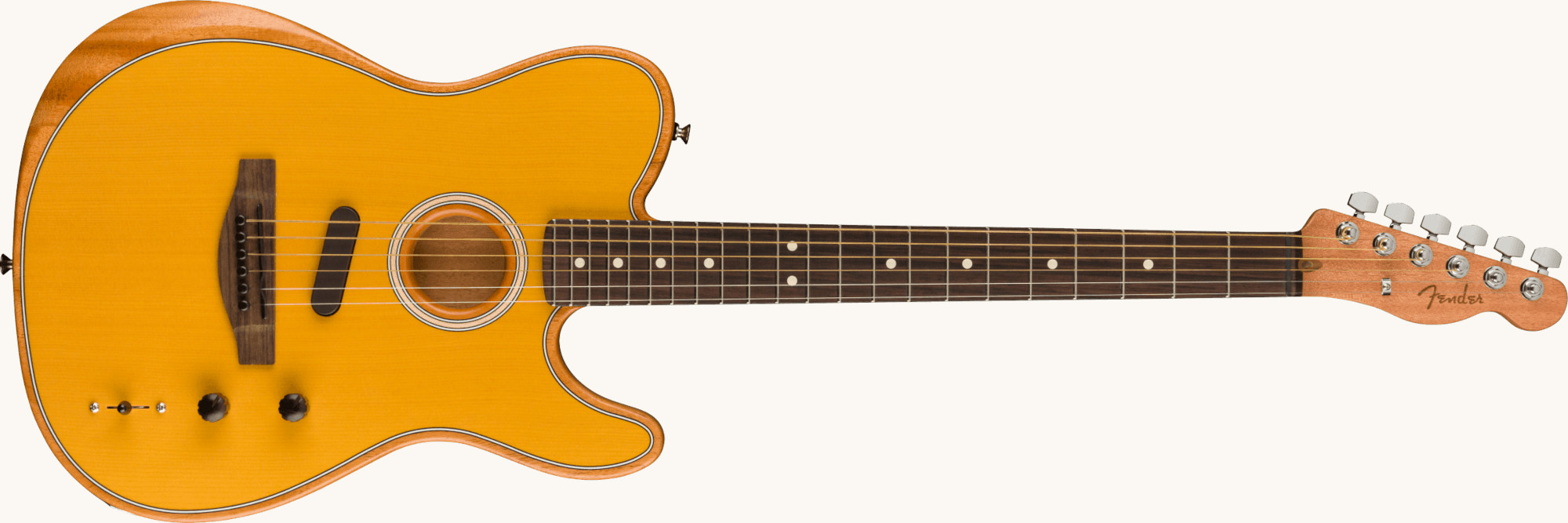 【送料無料】Fender Acoustasonic  Player Telecaster, Rosewood Fingerboard, Butterscotch Blonde  フェンダー  アコスタソニック 　プレーヤー　テレキャスター