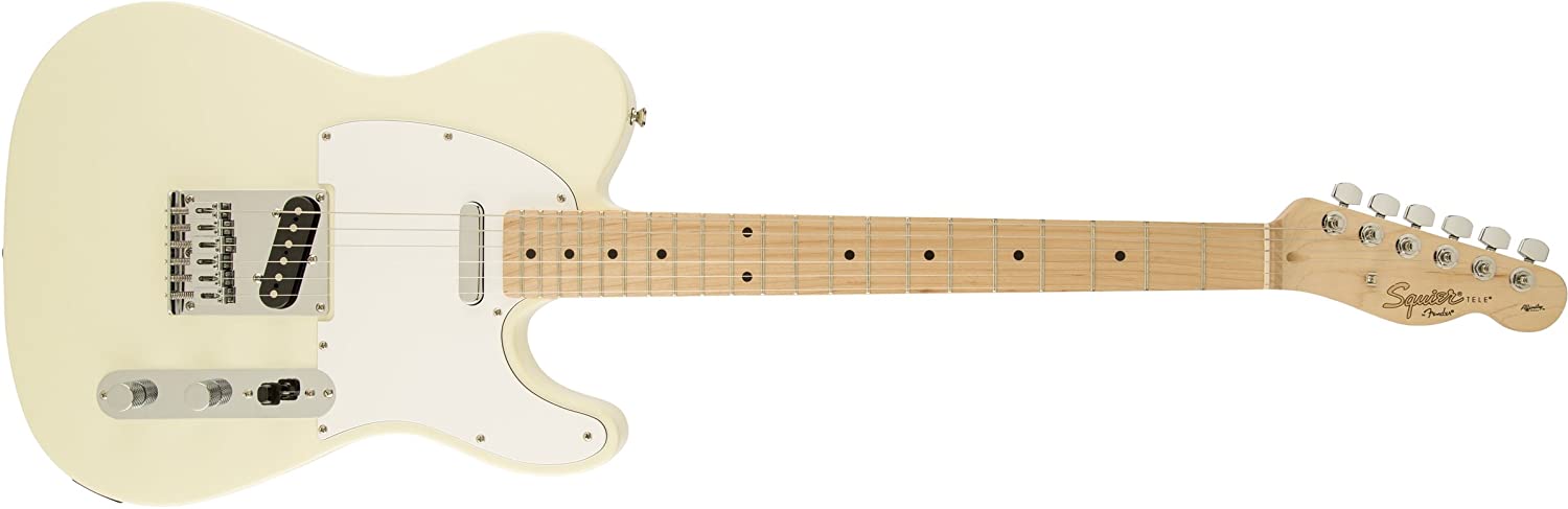 【送料無料】Squier by Fender《スクワイヤー》Affinity Series Telecaster, Maple Fingerboard, Arctic White