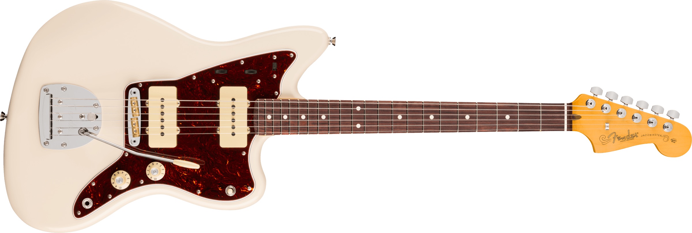【送料無料】Fender American Professional Jazzmaster®, Rosewood Fingerboard, Olympic White《フェンダー》《アメリカン・プロフェッショナル》《ジャズマスター》