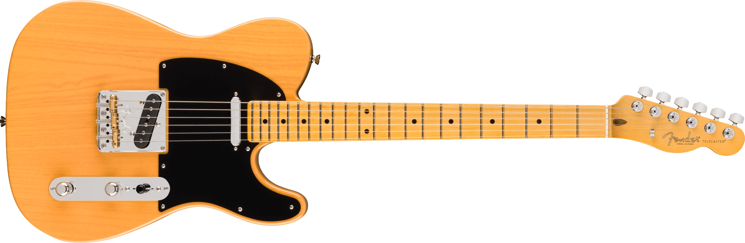 【送料無料】Fender American Professional Telecaster®, Maple Fingerboard, Butterscotch Blonde《フェンダー》《アメリカン・プロフェッショナル》《テレキャスター》