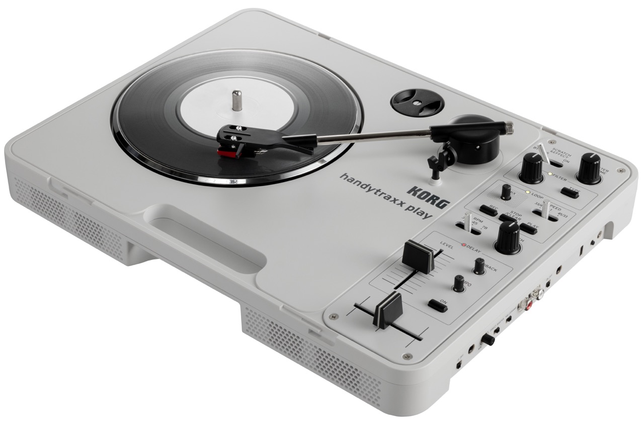 【不定期に入荷しています、ご予約受付中♪】【送料無料】KORG handytraxx play - PORTABLE RECORD PLAYER -《コルグ》《ハンディトラックス》 《ターンテーブル》《ポータブル・レコードプレーヤー》