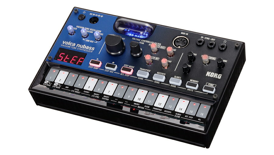 【送料無料】KORG VOLCA-NUBASS コルグ ボルカ 新時代のアシッド・ベース・マシン 真空管シンセサイザー