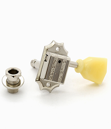 【送料無料】【正規輸入品】Kluson 3 per side / PB / Nickel / Bolt Bushing《クルーソン》《ペグ》《3+3の6個セット》《レスポール》《ES-335》