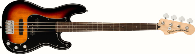 Squier by Fender《フェンダー》《スクワイヤー》Affinity Series Precision Bass  PJ, Laurel Fingerboard, Black Pickguard, 3-Color Sunburst《限定カラーモデル》