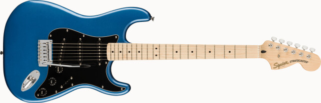 Squier by Fender《フェンダー》《スクワイヤー》Affinity Series Stratocaster Maple Fingerboard, Black Pickguard, Lake Placid Blue