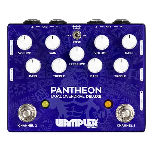 【送料無料】WAMPLER Pantheon Deluxe Dual Overdrive《ワンプラー》《オーバードライブ》