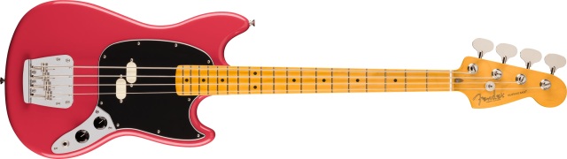 【送料無料】Fender《フェンダー》American Professional Classic Mustang Bass®, Maple Fingerboard, Faded Dakota Red《アメリカン・プロフェッショナル・クラシック》《ムスタング・ベース》