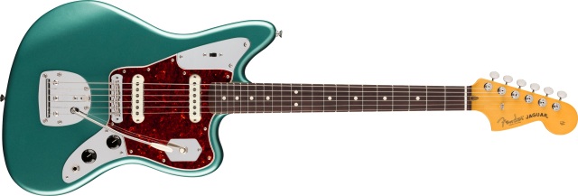 【送料無料】Fender《フェンダー》American Professional Classic Jaguar®, Rosewood Fingerboard, Faded Sherwood Green Metallic《アメリカン・プロフェッショナル・クラシック》《ジャガー》