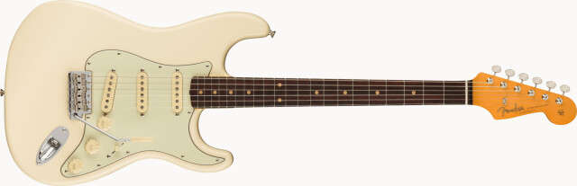 American Vintage II 1961 Stratocaster®, Rosewood Fingerboard, Olympic White  フェンダー アメリカン ヴィンテージII 　ストラトキャスター【送料込】【即納可能♪】