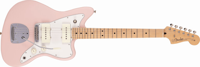 【展示品特価 !! /在庫限り】FENDER Made in Japan Junior Collection Jazzmaster,  Maple Fingerboard, Satin Shell Pink《フェンダー》【Made in JAPANクオリティー】 展示によるクスミ等は、ご容赦下さい。