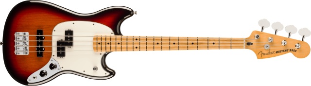 FENDER Player II Mustang Bass PJ / Maple Fingerboard / 3-Color Sunburst《フェンダー》《プレイヤー2》《ムスタング・ベース》【即納できます♪】