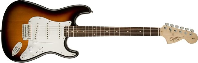 Squier by Fender《フェンダー》《スクワイヤー》 Affinity Series Stratocaster, Laurel Fingerboard, Brown Sunburst