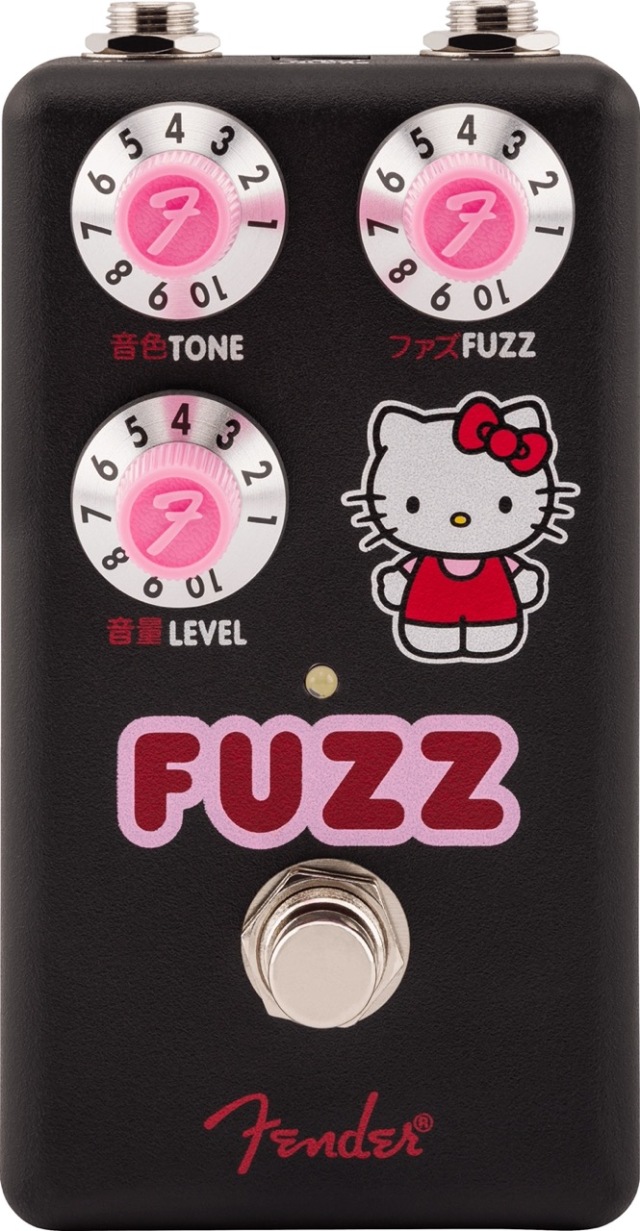 送料込】Fender® x Hello Kitty® Fuzz Pedal Black