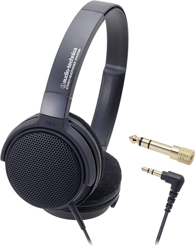 【送料込】audio-technica 《オーディオテクニカ》ATH-EP300 BK《ヘッドホン》《オープンエアーダイナミック型》