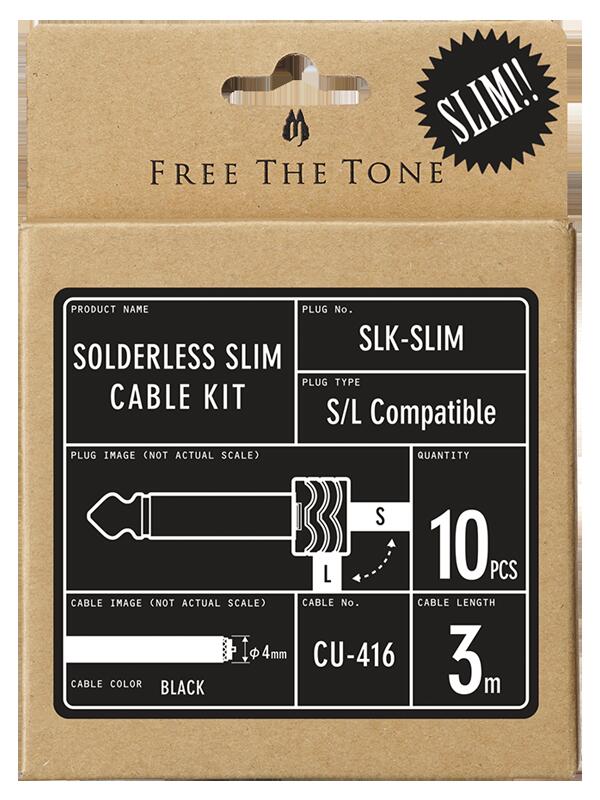 FREE THE TONE 《フリーザトーン》SLK-SLIM / SOLDERLESS SLIM CABLE KIT《ソルダーレススリムケーブルキット》