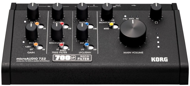 【送料込】KORG《コルグ》microAudio 722 - ANALOGUE FILTER & AUDIO INTERFACE -《オーディオ・インターフェース》《アナログ・フィルター》