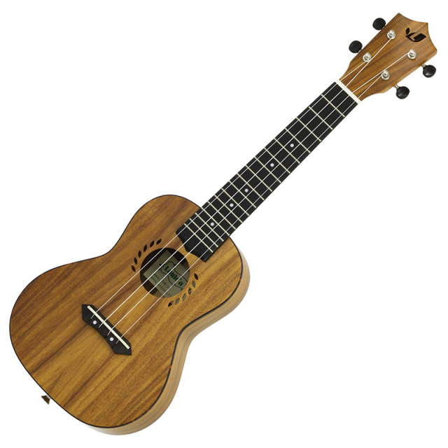 Laule'a《ラウレア》 LAK-2C Concert Ukulele 【Gig Bag 付】【チューナーACT-UKをプレゼント♪】