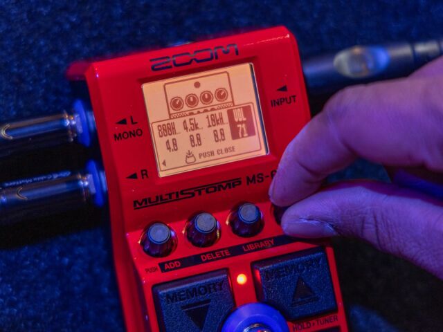 楽器・機材 ZOOM MS-60B+ MULTISTOMP ベースエフェクター
