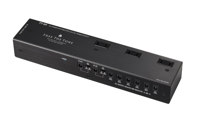 【送料込】【7月17日発売予定。ご予約受付中】FREE THE TONE PT-6D / AC POWER DISTRIBUTOR with DC POWER SUPPLY《フリーザトーン》《パワーディストリビューター》《パワーサプライ》